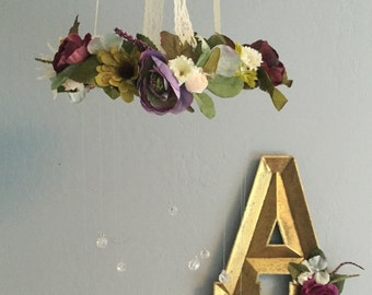 Flower Mobile, Crystal Mobile, Woodland Mobile, Nursery Mobile, Fanciful Mobile, Wreath Mobile
