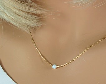 Dainty Gold Choker: Dainty Opal Choker,Opal Necklace,Minimal Gold Choker,Opal Necklace,Opal Gold Necklace,Dainty Necklace,Dainty Opal