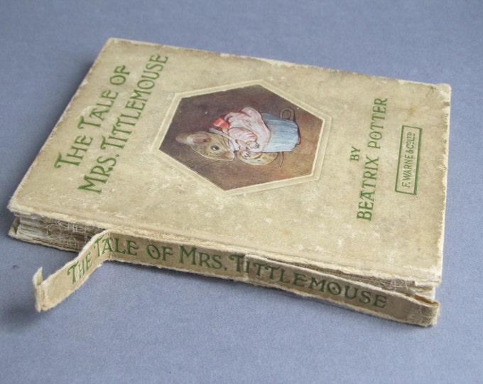 Beatrix Potter - The tale of Mrs Tittlemouse - Book 11 - Childrens bedtime story, short animal stories, small hardcover book, Kids library