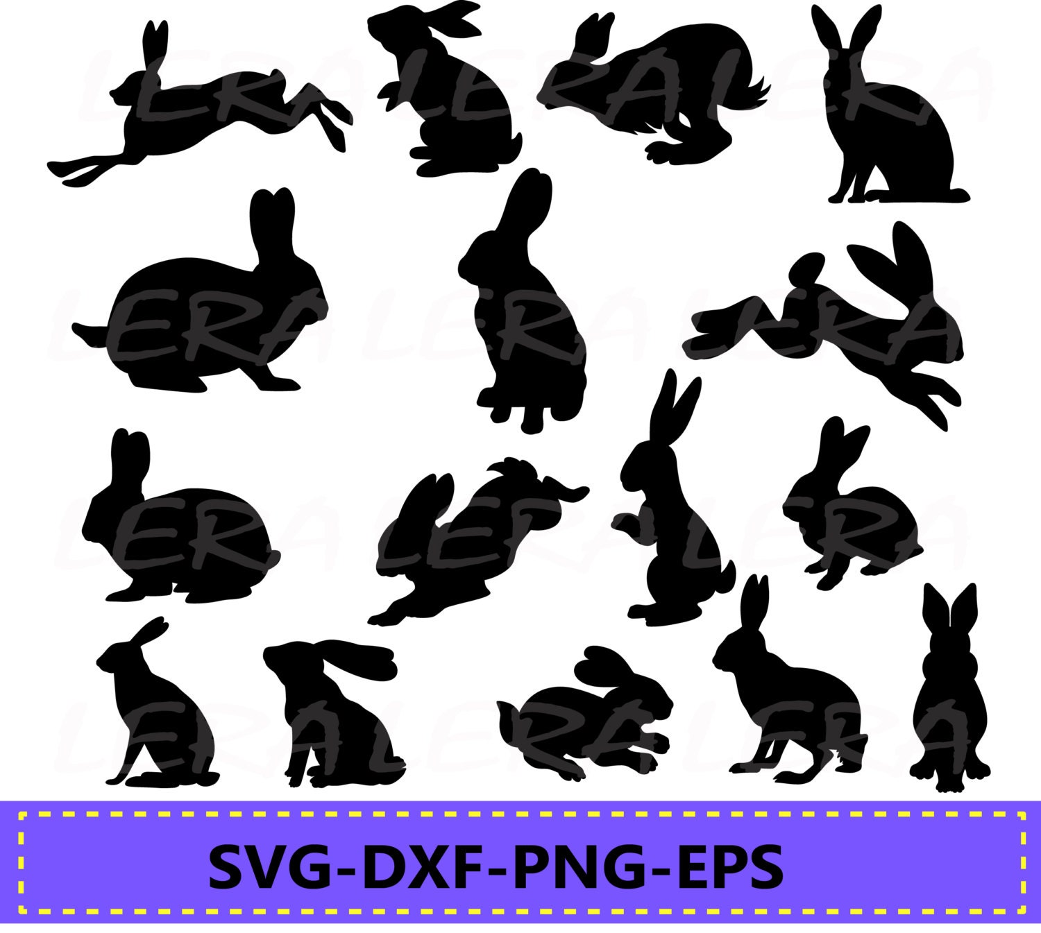 60 % OFF Bunnies svg Rabbits Silhouettes Bunny Silhouette