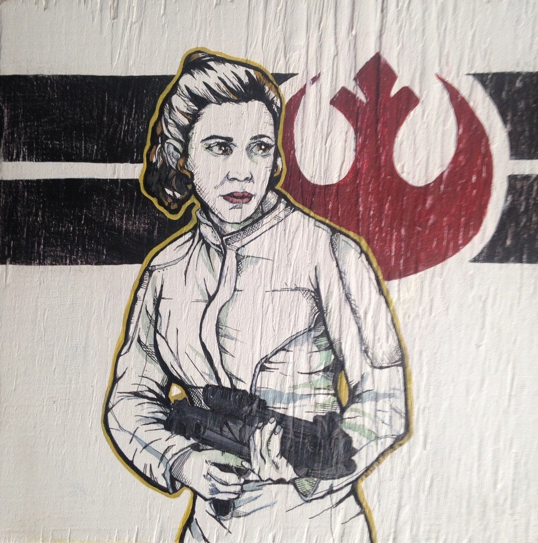 Princess Leia Rebel Fighter Star Wars inspired Rebel