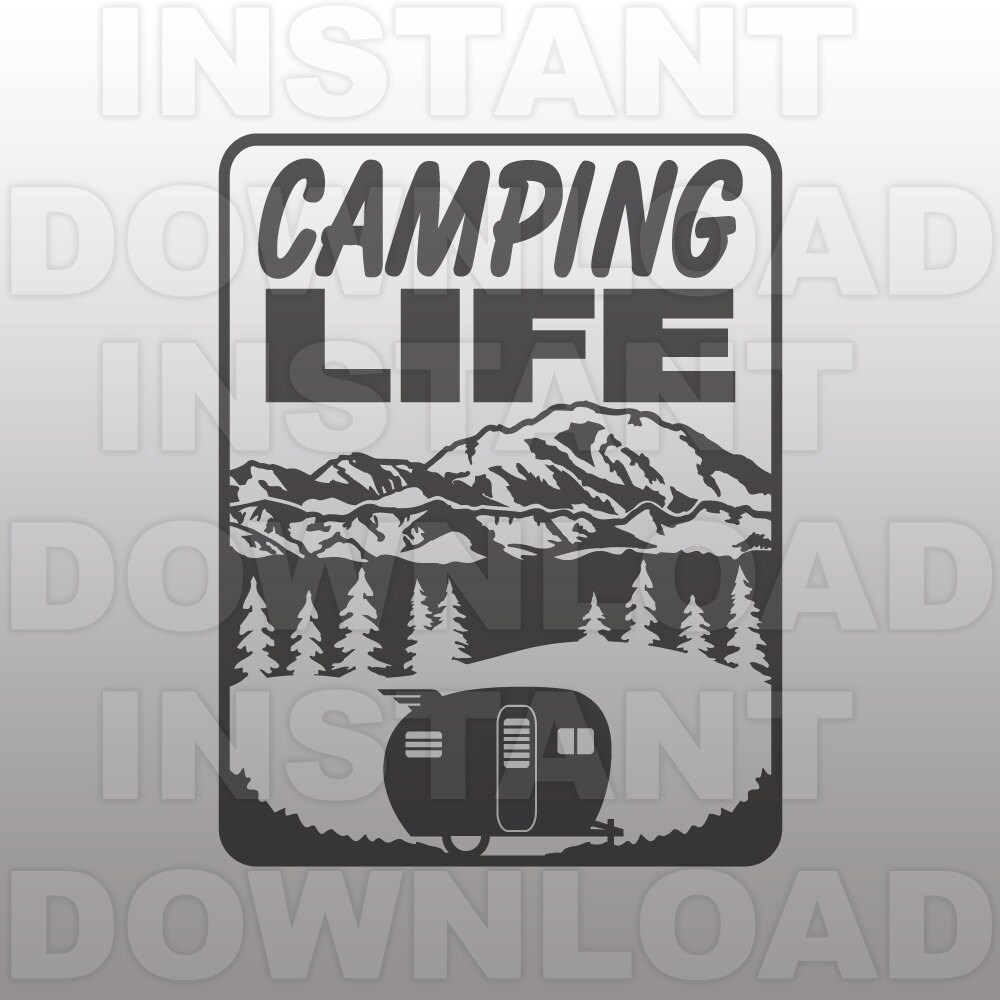 Download Camping Life SVG FileCamping SVG FileRetro Camper SVG