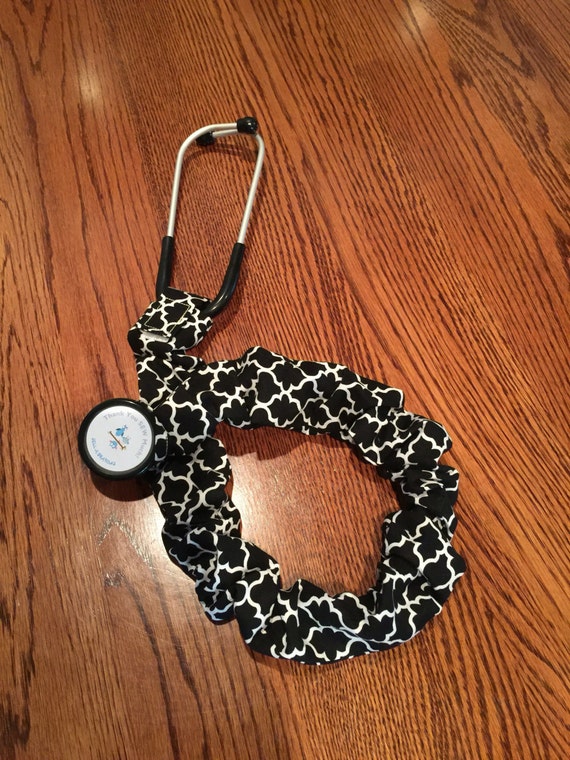 Stethoscope Covers Doctor Nurse MedicalBlack & White