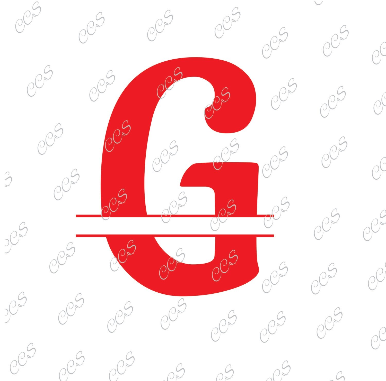 Download Digital Cut File Split monogram Letters Letter G Vinyl