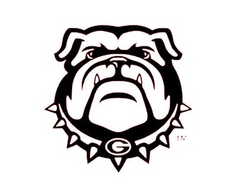 Georgia bulldogs decal | Etsy