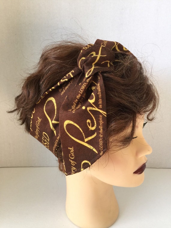 Christian headband Headband Christian Gifts Brown by classyaccents