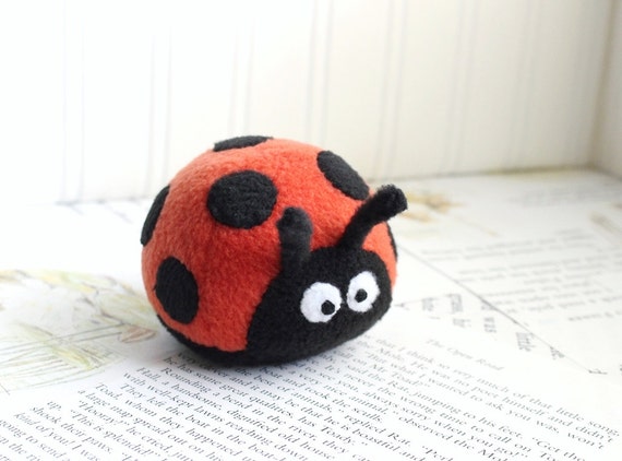 small ladybug stuffed animal