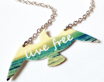 Seagull Live Free Necklace