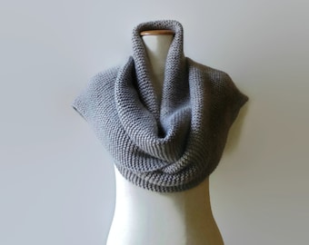 Gray Wool Shawl Scarf, Cute Long Winter Scarf, Huge Mens Scarf, Womens Scarves, Wide Extra Long Scarf, Wrap Scarf, Blanket Scarf, branda