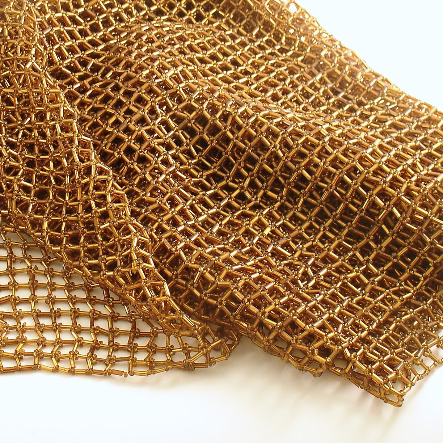 Glass Beaded Mesh by efinegifts on Etsy