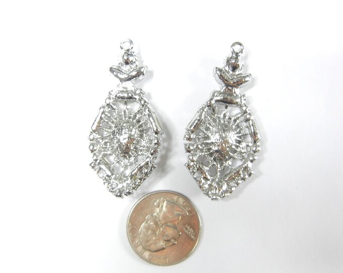 Pair of Crystal Drop Charms