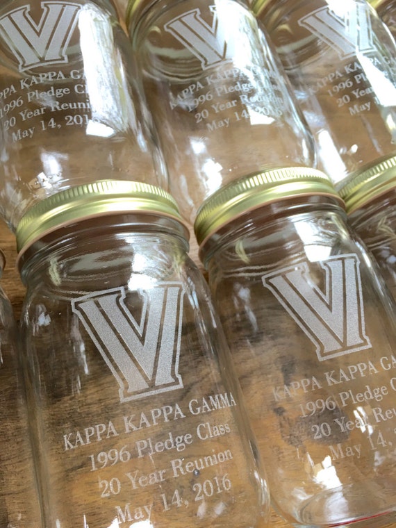 Custom Engraved Mason Jars 16 oz Laser Engraved