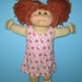Cabbage Patch Kids, Doll Clothes, Paisley Pink Jumper, 15 16 inch Doll Clothes, Vintage Classic Cabbage Patch Doll