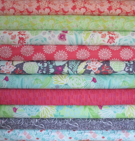 Canyon Half Yard Fabric Bundle Moda Kate by QuiltsFabricandmore