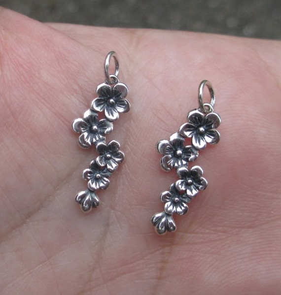 Sterling Silver Cherry Blossom Cluster by lisasummers642008
