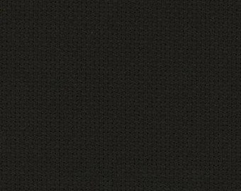 Aida, 16 count Blackl Aida from Zweigart 55 x 50 cms, fat quarter for cross stitch, 55 x 25 cms