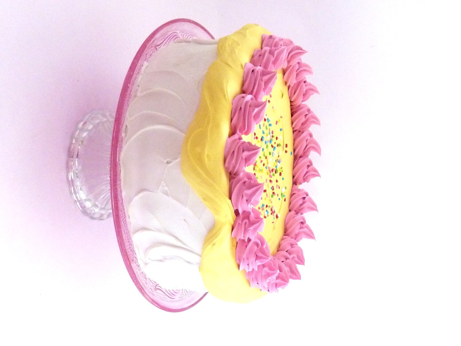 FAKE BIRTHDAY CAKE To Blow Out Candles To Celebrate A Birthday