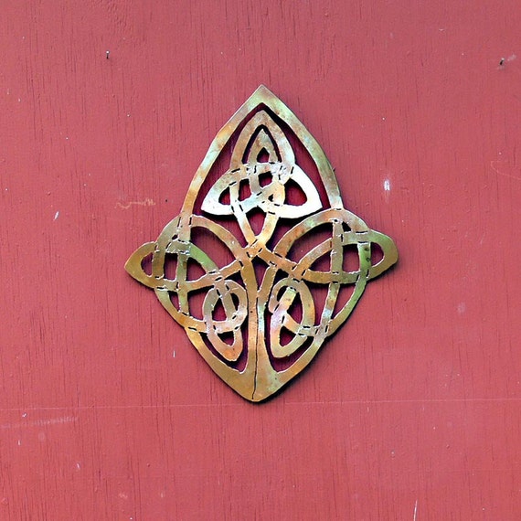 Celtic Knot Wall Art Diamond Shaped by NathanArt on Etsy