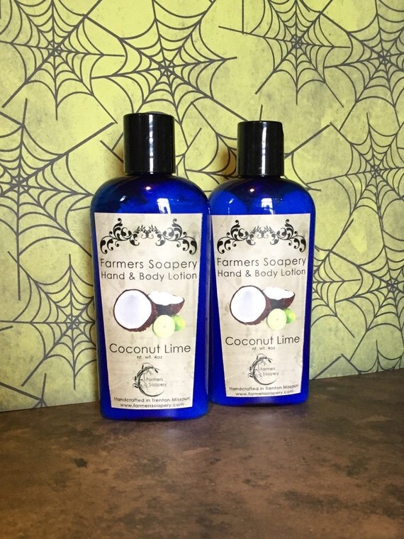 Coconut Lime Hand & Body Lotion 4oz Scented Moisturizing
