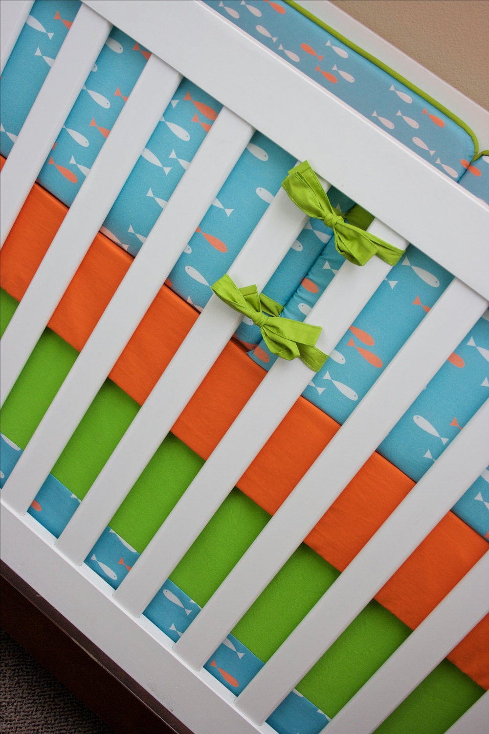 Fish Crib Bedding Neutral Nursery Baby Bedding Crib Set