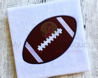 Football Applique Designs - Football Embroidery Sports Applique - Machine Embroidery Applique Football Designs - 14 sizes - Instant Download