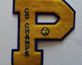 Vintage Varsity Letter P Lovely