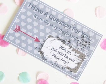 Will You Be Our Page Boy Scratch Card