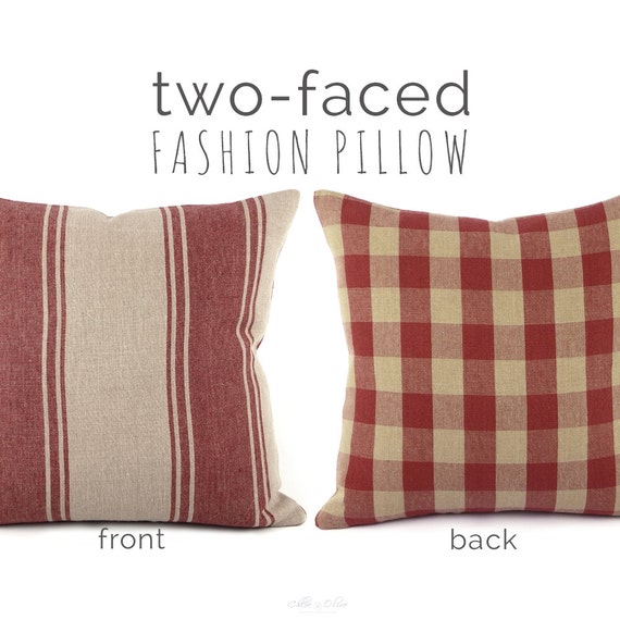 Ralph Lauren Striped Throw Pillow Cover by