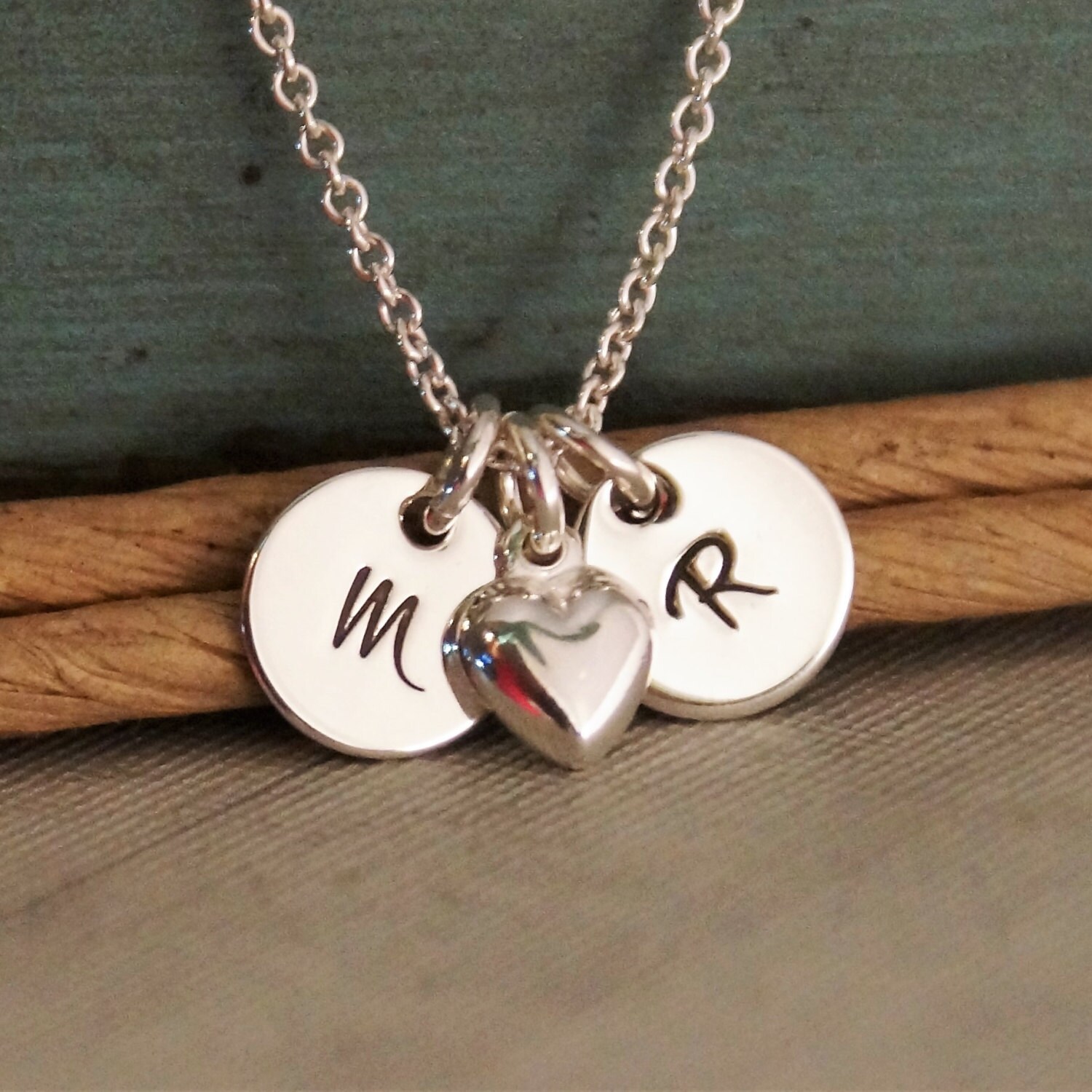 Hand Stamped Jewelry Personalized Sterling Silver Necklace