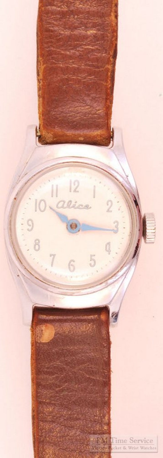 vintage alice in wonderland wrist watch