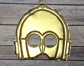 C-3PO Pretend Play Mask Party Favor Dress Up