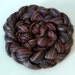 Ashland Bay Merino and Tussah Silk Roving Red