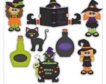 Halloween Witches Brew 1 Clipart (Digital Download)