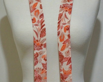 Vintage Kimono Silk Scarf, Necktie, Skinny Scarf, Obi, Sash