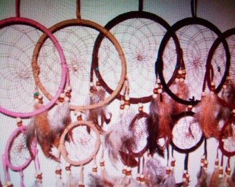 Dream Catchers Hangs approx 17-19" - 5 colors to pick from- NOW on SALE