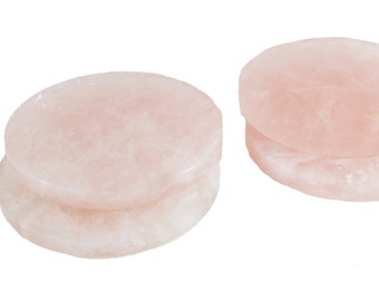 Rose Quartz Coasters (Set of 4)