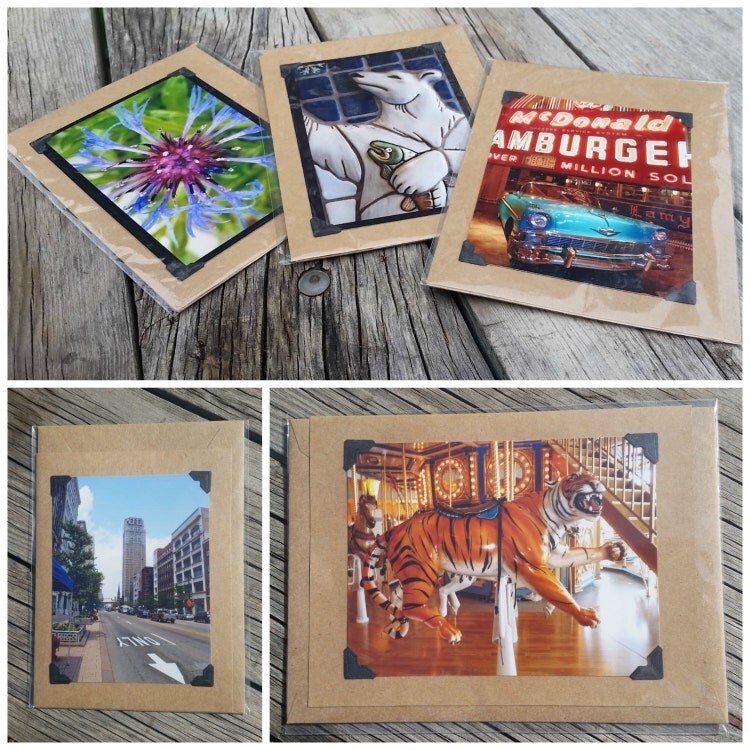 Detroit Greeting Card Hand carved stamp of the by Marais0Handmade