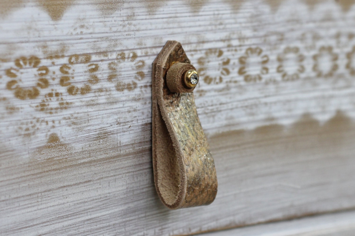 Leather Drawer Handle Drawer Pull DIY Furniture Leather