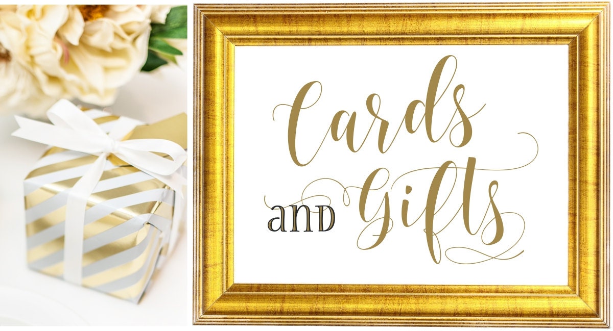 Wedding Signs Cards and Gifts Sign DIY PRINTABLE