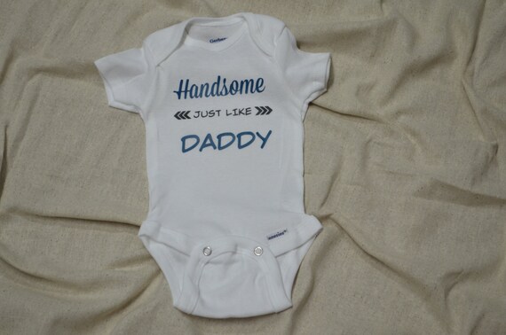 Handsome Just Like Daddy...Newborn Coming Home Outfit...Baby