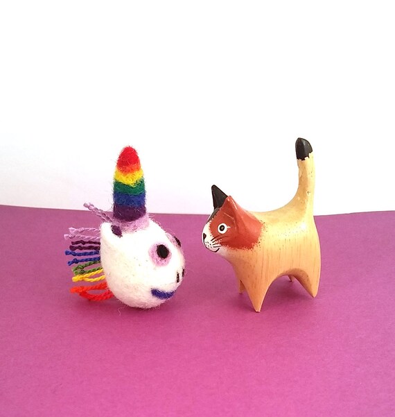 rainbow catnip toy