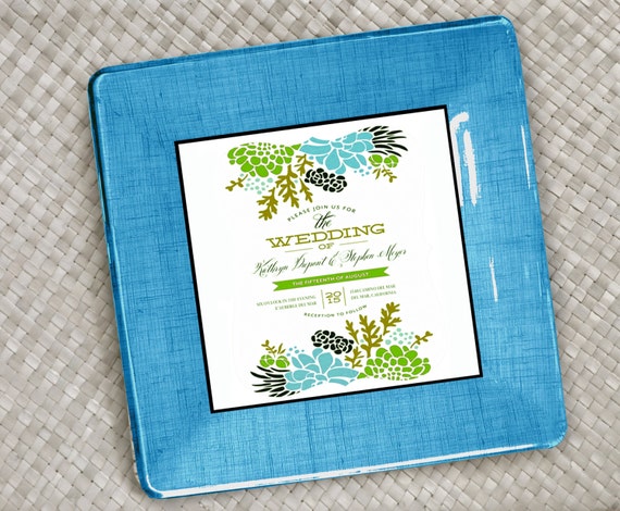 wedding gift for couples invitation plate keepsake unique wedding gift ...