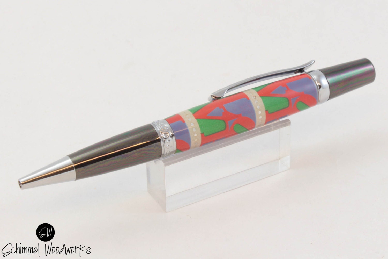 Handmade Schimmel Pen, Amazing Vintage USPS LOVE Stamp Pen,
