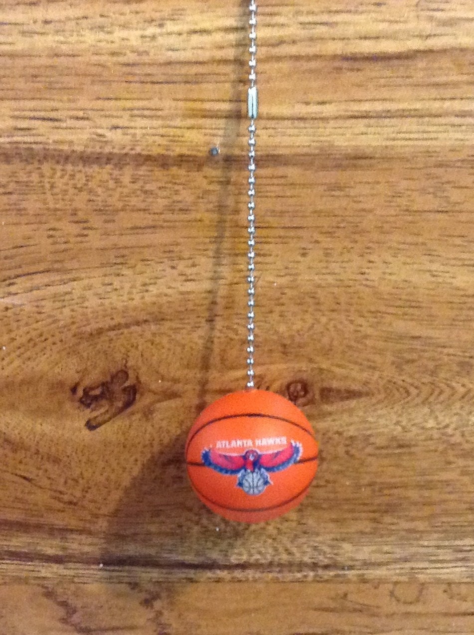 Handmade Ceiling Fan Pulls Atlanta Hawks Plastic by cmsportscrafts