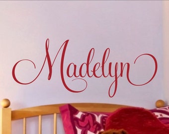 Nursery Wall Decal Girls Name Decal Nursery Name Decal Girls Name Wall Decal Wall Decor Nursery Wall Decor Girls Bedroom Personalized Name