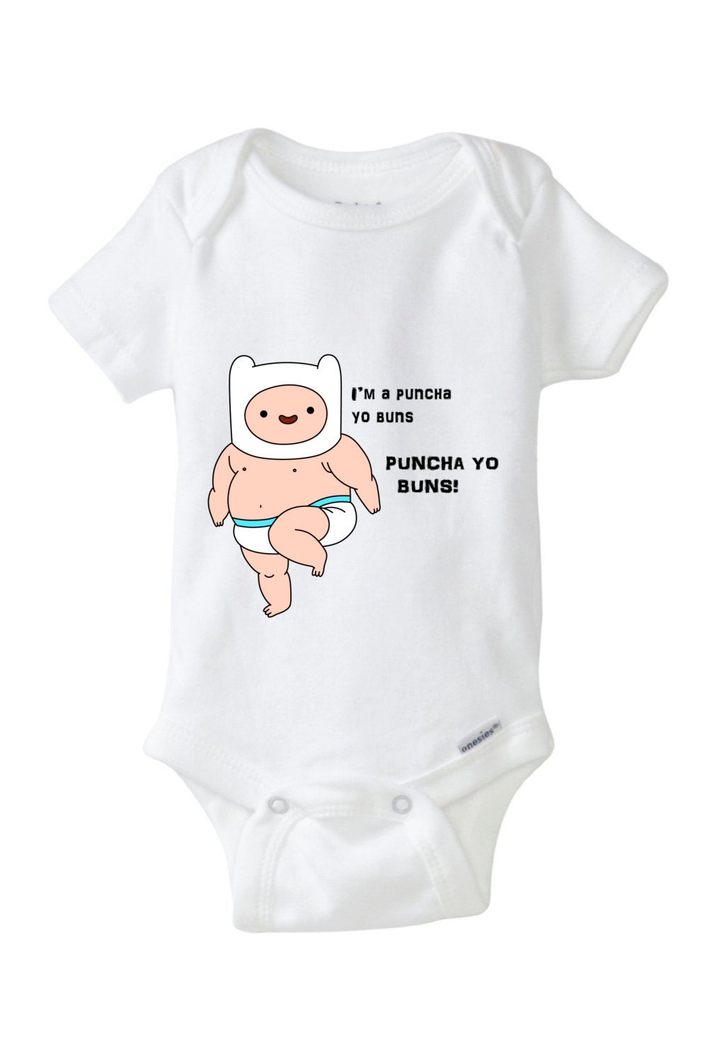 Baby 100 cotton onesie Adventure Time children infants 6 to