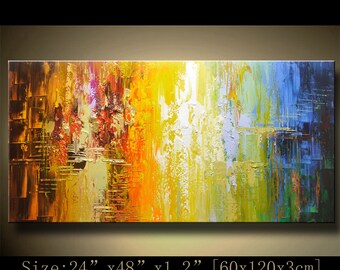 art painting landscape Original Abstract Painting by xiangwuchen