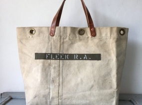 40���s USN heavy canvas upcycling tote bag INDBNP_0260