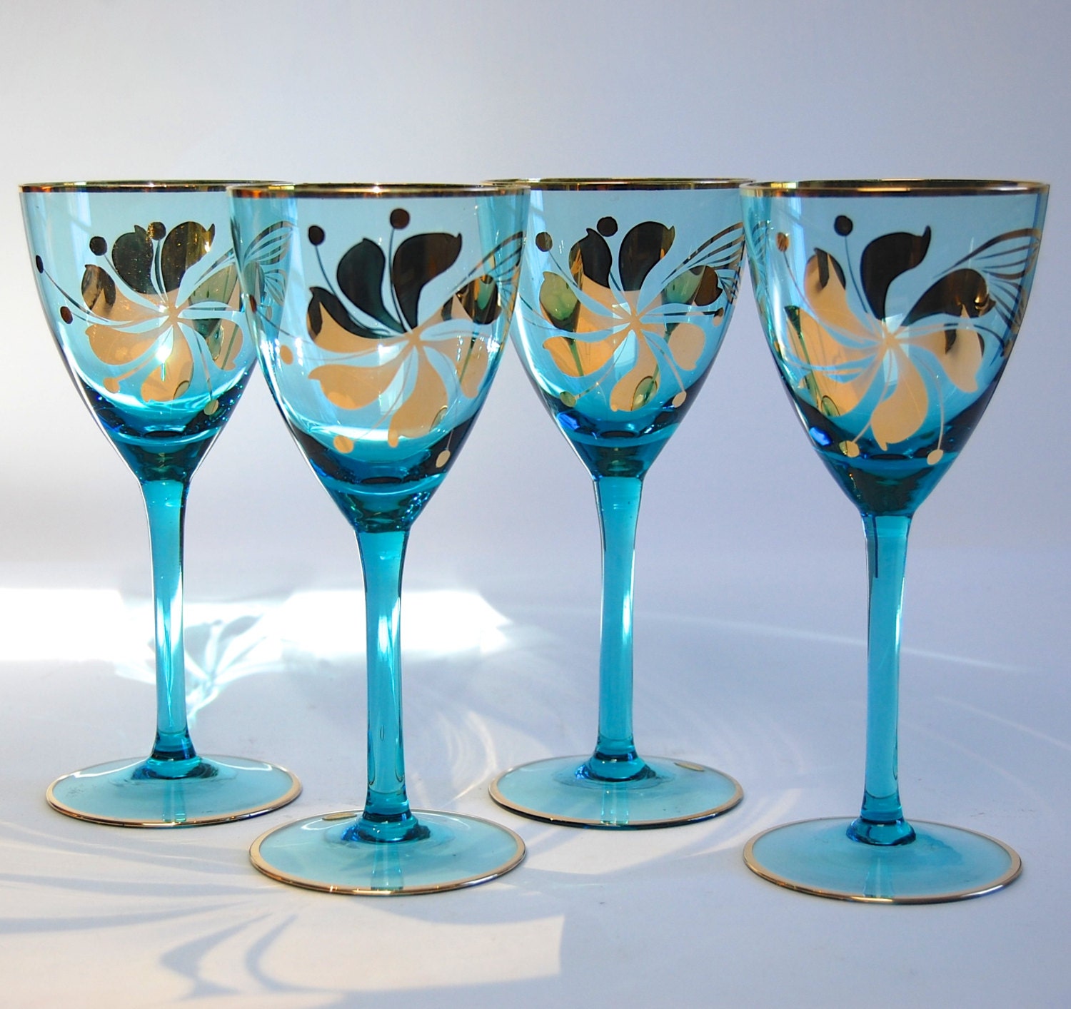 boho drinking glasses