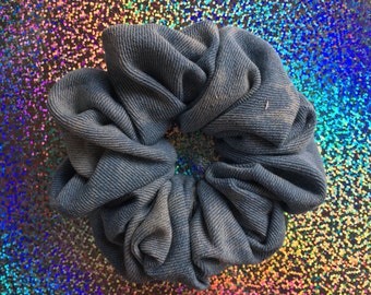 BLEACHED DENIM Hair Scrunchie